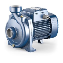 Kreiselpumpe - 230 Volt - 50 bis 300 l/min - 6 bar - 8 bis 17 Meter - 1 1/2" x 1 1/2“ - Laufrad: Edelstahl AISI 316 - mit offenem Laufrad - für sauberes Wasser (mit Feststoffen)