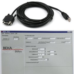 BEKA MAX Diagnosesoftware DiSys - Deutsch und Englisch - für Steuerung EP-tronic  (Progressivpumpe EP-1) - D-SUB 9-polig / RJ45