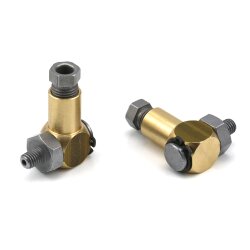 BEKA MAX Drehgelenk - Ø 6 mm auf M6 keg AG - Stahl - mit Doppelkegelring