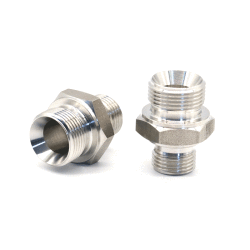 Reduziernippel - aus Edelstahl - 1/2" AG auf 3/4" AG