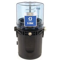 Graco Progressivpumpen G-Mini - für Fett - Ohne Steuerung - 12 Volt - 0,5 Liter Behälter - CPC-Stromzufuhr - Ohne Heizung - Mit Folgeplatte