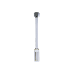 Ansaugrohr - Ø 22,0 mm - Kunststoff - 420 mm - ÜM M36x2 - Dichtkegel 60° - mit Ansaugfilter - 1800µm