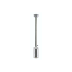 Ansaugrohr - Ø 26,9 mm - Edelstahl - 420 mm - ÜM M36x2 - Dichtkegel 60° - mit Ansaugfilter - 1800µm