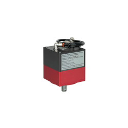 Druckluft-Radialkolbenmotor kpl. Typ3 Nm (CCW-V) mit Regulierventil und Schalldämpfer - Zentrierung: 80 mm - Lochkreis Durchmesser: 100 mm - Motorwelle 14 mm