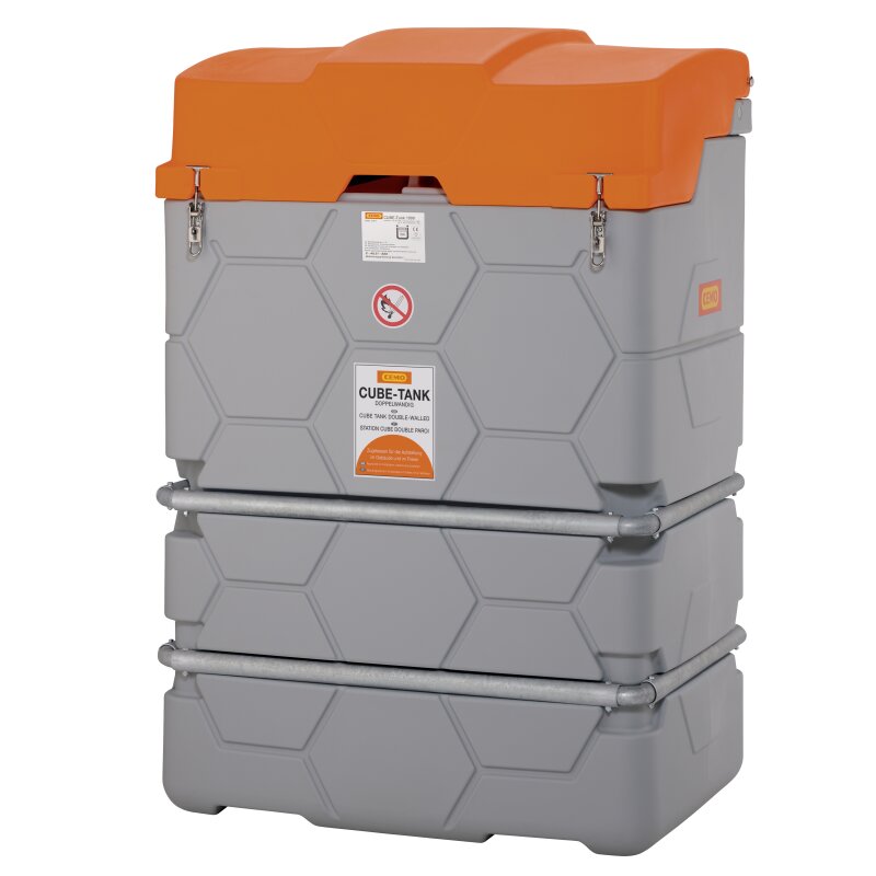 10454 - CEMO Cube Heizöltank Outdoor - 1.500 Liter - integrierte  Auffangwanne - , 2.133,50 €