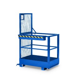 Arbeitskorb GSZ-Small - für 2 Personen - 300 kg Traglast - Farbton RAL 5010 - Enzianblau