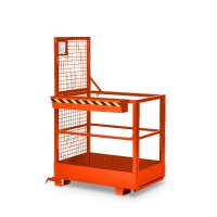 Arbeitskorb GSZ-Small - für 2 Personen - 300 kg Traglast - Farbton RAL 2004 - Reinorange