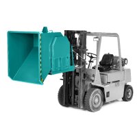 Schwerlastkipper SLK-100 - 1,0 cbm Volumen - Farbton RAL 5018 - Türkis