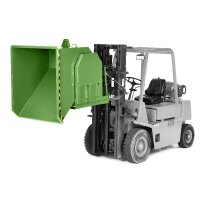 Schwerlastkipper SLK-100 - 1,0 cbm Volumen - Farbton RAL 6011 - Resedagrün