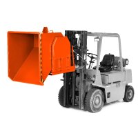 Schwerlastkipper SLK-120 - 1,2 cbm Volumen - Farbton RAL 2004 - Reinorange