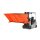 Großraumkipper GRK-400 - 4,0 cbm Volumen - Farbton RAL 2004 - Reinorange