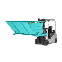 Großraumkipper GRK-400 - 4,0 cbm Volumen - Farbton RAL 5018 - Türkis