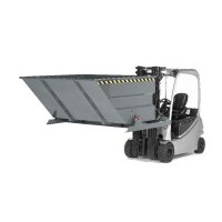 Großraumkipper GRK-50 - 0,5 cbm Volumen - 0 Farbton RAL 7005 - Mausgrau