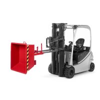 Minikipper MK-25 - 0,25 cbm Volumen - Farbton RAL 3000 - Feuerrot