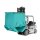Klappbodenbehälter KBBC-50 - 0,5 cbm Volumen - Farbton RAL 5018 - Türkis