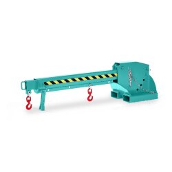 Kranarm KA2-3 - 3000 kg Traglast - Farbton RAL 5018 - Türkis