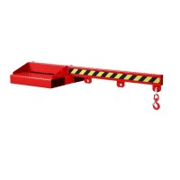 Lastarm LA1-1500 - 1500 mm - Farbton RAL 3000 - Feuerrot