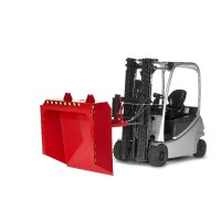 Staplerschaufel STA-50 - 0,5 cbm Volumen - Farbton RAL 3000 - Feuerrot
