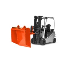 Staplerschaufel STA-50 - 0,5 cbm Volumen - Farbton RAL 2004 - Reinorange