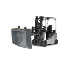 Staplerschaufel STA-150 - 1,50 cbm Volumen - Farbton RAL 7005 - Mausgrau
