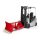 Schneeschieber GFK-20 - 2000 mm - Farbton RAL 3000 - Feuerrot