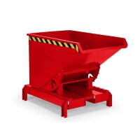 Abrollkipper THD-BB 60 - 0,6 cbm Volumen - Farbton RAL 3000 - Feuerrot