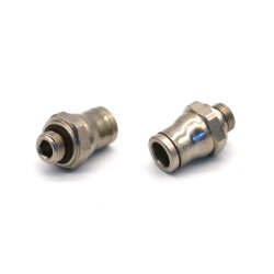 BEKA MAX Gerade Einschraubverschraubung - G1/8" auf Ø 8 mm - Messing - Steckanschluss