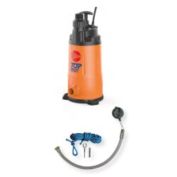 Tauchpumpen-Paket EvoTech 2 - 5 Meter - 80 l/min (4,80 m³/h) - schwimmende Entnahme 1 Meter - Wasserversorgung, Druckerhöhung & Bewässerung - sauberes Wasser