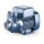 Wasserpumpe PKm65 24CL - Wasserversorgung, Druckerhöhung & Bewässerung - häuslich & gewerblich - 50 l/min (3,0 m³/h) - einphasig 230 V-50 Hz - 0,55 kW