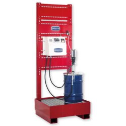 Stationäres Abschmiersystem - für Fett - Druckluftbetrieben - 200 bar - 950 mm