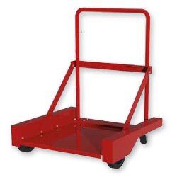 Fahrwagen mit zwei Rädern und zwei Rollen - Standardausführung- Schutzbleche für die Räder  - Geeignet für 208 l - Fässer