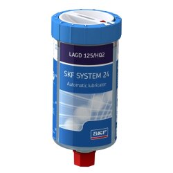 SKF Einpunkt-Schmierstoffgeber LAGD 125/HQ2 - gasbetätigt - automatisch - System 24 - mit LGHQ 2 Fett - 125 ml