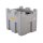 11630 - CEMO 980l CUBE-Dieseltank Indoor Premium - 230V - 56 l/min - 8 m Schlauchaufroller - ohne Deckel