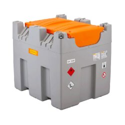 11635 - CEMO 980l CUBE-Tank Mobil Premium - 24/12V Cematic Duo - 70/35 l/min - 8 m Schlauchaufroller - mit Zähler