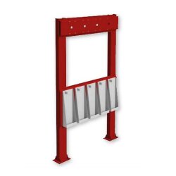 Doppelstandsäule - Standard - Montageplatte - individuelle Tropfschale - verschiedene Ausführungen