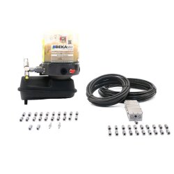 BEKA MAX Fett-Progressiv-Komplettsystem - EP1 - 1,9 kg - 24 V - ohne Steuerung - 20 Schmierstellen - Ø 6 mm auf M6x1