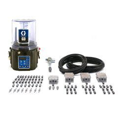 Graco Fett-Progressiv-Komplettsystem - G3 Pro - 2 kg - 12 V - mit Steuerung - 30 Schmierstellen - Ø 6 mm auf M8x1
