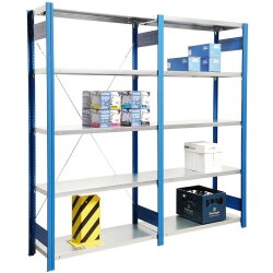 BERT-Lagerregal Schwerlast - Grundfeld - RAL 6011 resedagrün - 2500x875x500 mm