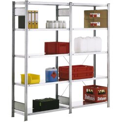 BERT-Standardregal für Lager - Grundfeld - 3000x1285x400 mm