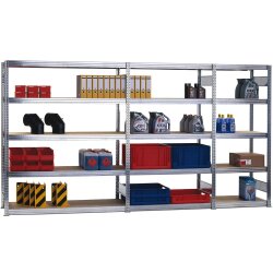 BERT-Großfachregal - 350 kg - Grundfeld - 2000x1005x500 mm