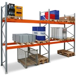 ARTUS-Palettenregal - Grundfeld - 4200-2 - 3000 x 3770 x 1100 mm