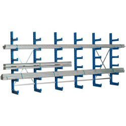 KARL-Kragarmregal - TYP 2 - 750 kg - Grundfeld - 2000x1000 mm - einseitig