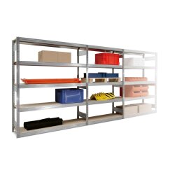 BERT-Großfachregal 350 kg - Set 2 - 1 x Grundfeld + 2 x Anbaufeld - 2000x1695x600 mm