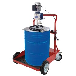Fahrbare Fettpresse - Elektrisch - 400 g/min - 300 bar - inklusive Fahrwagen