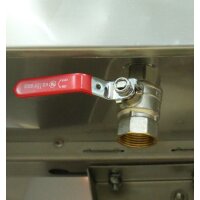 Teilewaschgerät / Industriewaschmaschine P60 - Edelstahl - 400V - 2,5 bar - 60 Liter Tank - 100 kg Tragkraft - Reinigungskapazität: 58 x 38 cm - mit Scheibenölabscheider