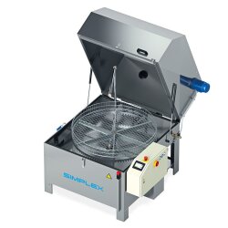Teilewaschgerät S100 - 400V - max . 80°C - 210 Liter Tank - 200 kg Tragkraft - Reinigungskapazität: 97 x 54 cm - mit Scheibenölabscheider - Hochtemperatur Industrie