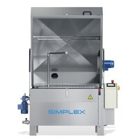 Teilewaschgerät S100 - 400V - max . 80°C - 210 Liter Tank - 200 kg Tragkraft - Reinigungskapazität: 97 x 54 cm - mit Scheibenölabscheider - Hochtemperatur Industrie