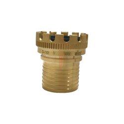 Tankwagenkupplung - Mutterteil - einteilig - 2" - Rillenstutzen - Messing CW617N