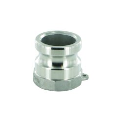 Vaterteil Camlock - Typ A - 1/2" BSPP IG - Edelstahl AISI 316