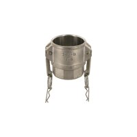Camlock Dose - Mutterteil - Typ D - 2" - Edelstahl...